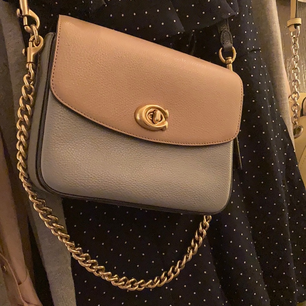Coach Cassie Shoulder/Handbag (Tan/Grey)